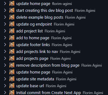 florim-dev-blog-git-commits-history